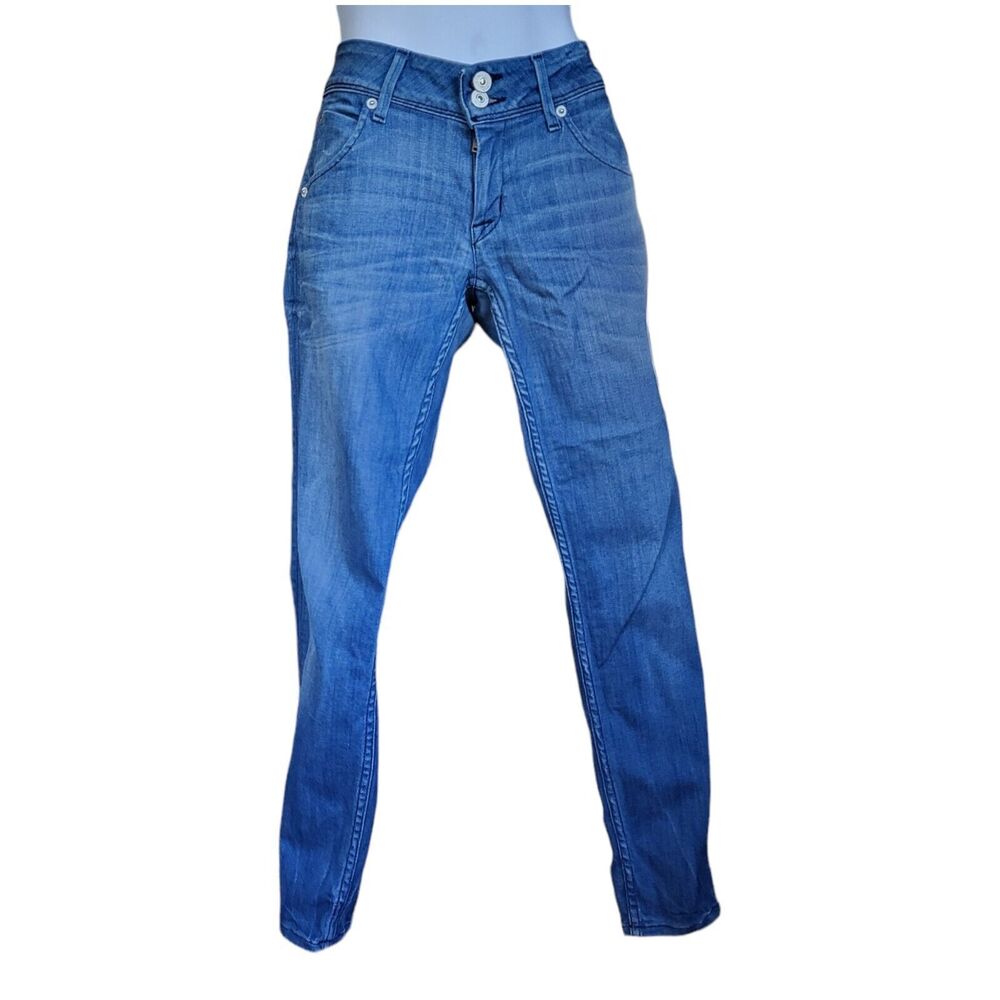 Hudson Jeans USA Women's Size 26 RN #107906 Light Blue Lightly Distressed